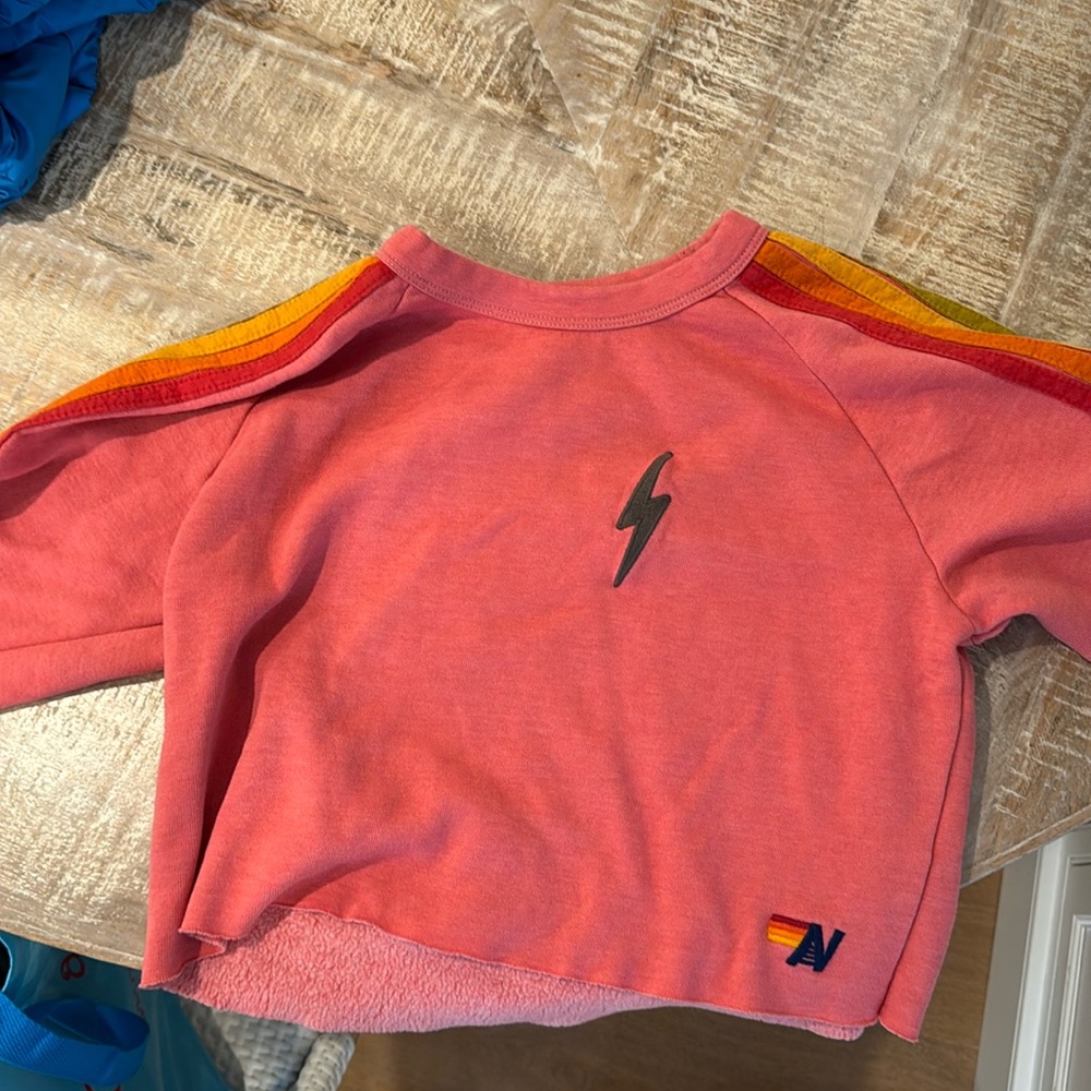 Women’s Aviator Nation cropped sweatshirt